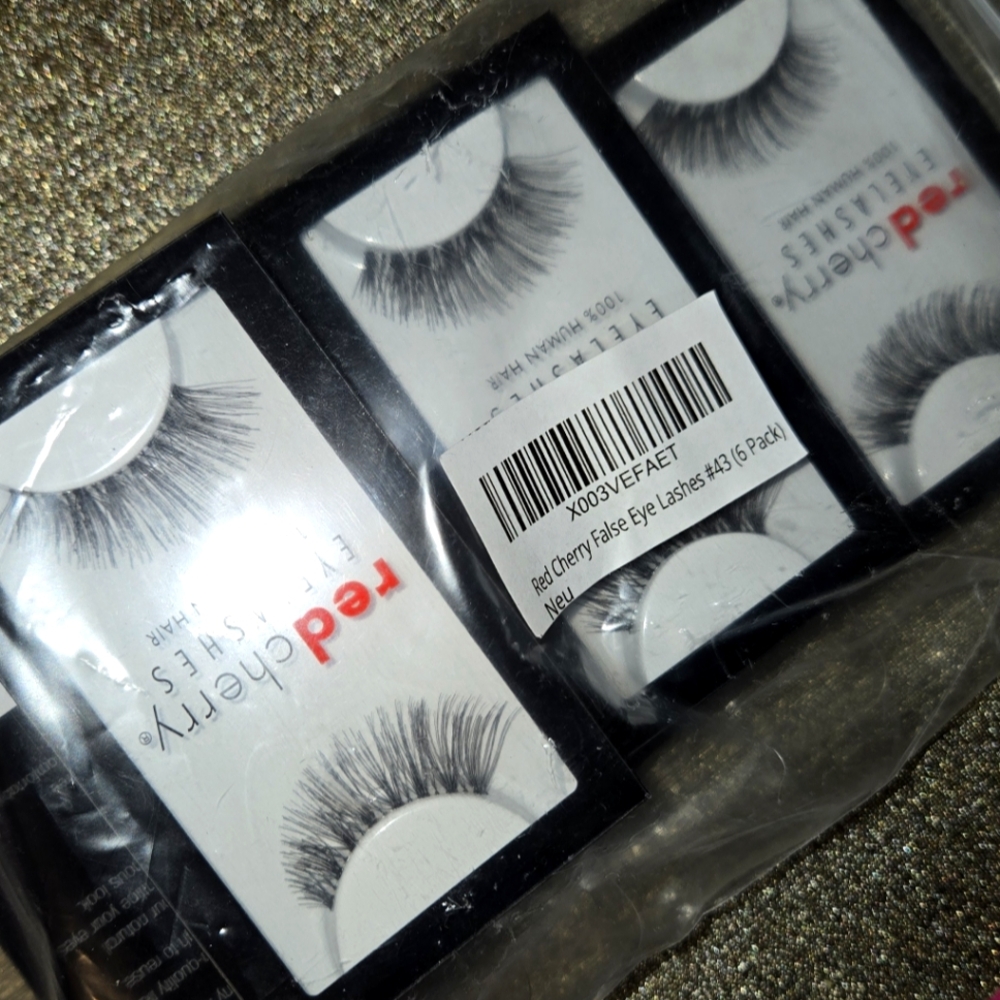 Red Cherry Lashes #43 - 6 Pack Bundle